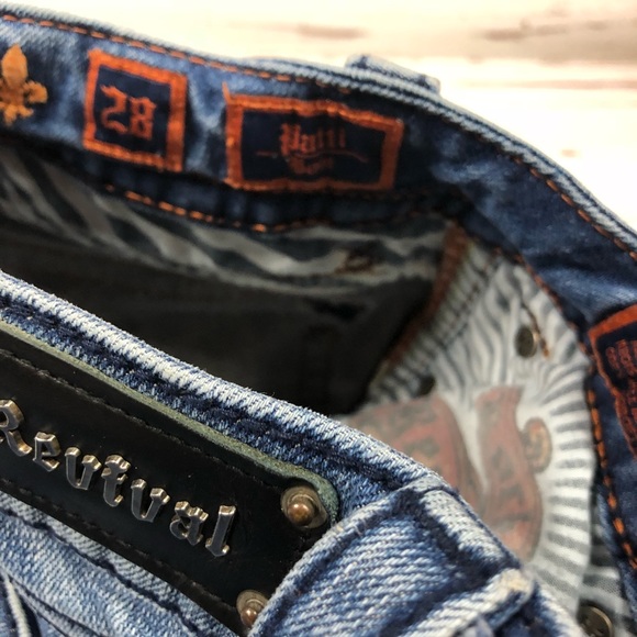 SOLD •| ⚜️Rock Revival ⚜️Jeans - Picture 4 of 6